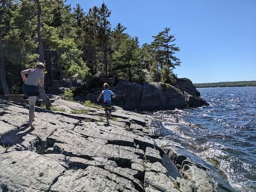 Camping along the Rocks