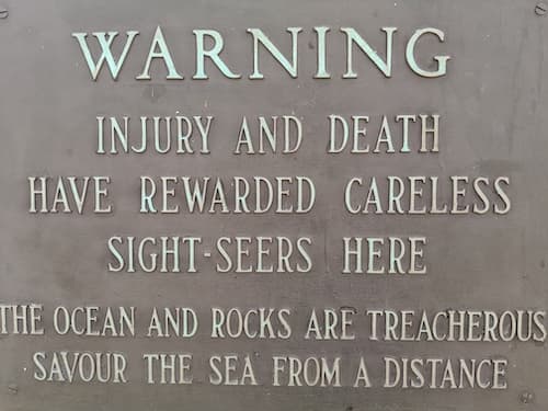 Stay off the Black Rocks!